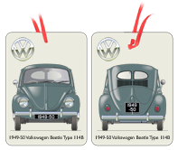 VW Beetle Type 114B 1949-50 Air Freshener